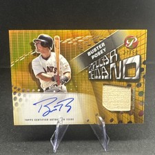 2025 Topps Pristine BUSTER POSEY Popular Demand Bar Relic AUTO #'d /50 #PPDAR-BP
