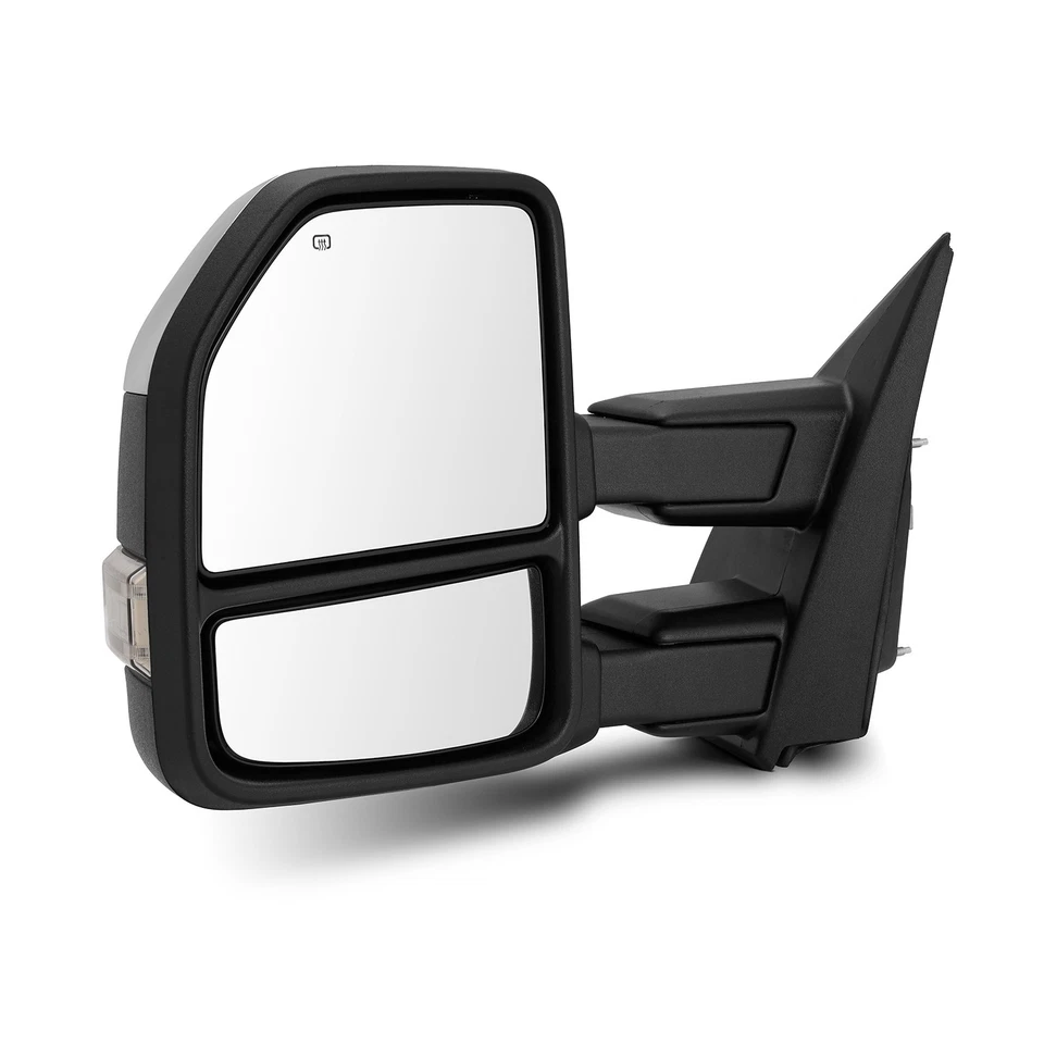 For 2015-2018 Ford F150 Power Heated Chrome Towing Mirrors+Telescopic+LED Signal Foto 3 de 4