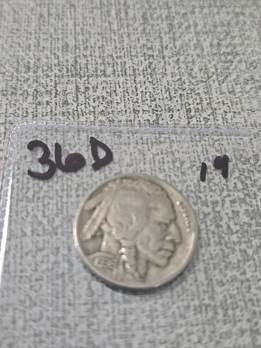 1936 D Buffalo Nickel Listing 19