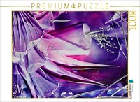Calvendo Puzzle Flower Candle | 1000 Pieces, Finished Size 25.2 × 18.9 In (64 ×