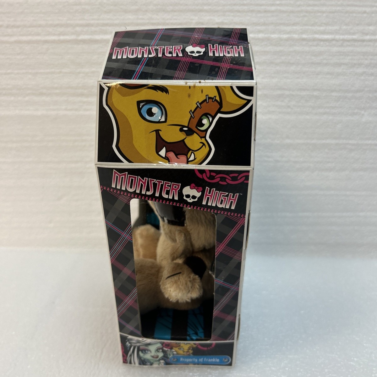 NEW 2013 Monster High WATZIT Pet Dog Frankie Stein Plush Freaky