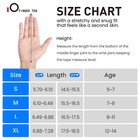 Football Gloves Youth Super Sticky Non-Slip Palm Receiver Flexible Stretch M — photo 3