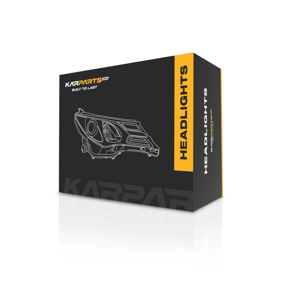 Par de faros para Audi A6 1995 1996 1997 lado conductor y pasajero para AU2502105 Foto 4 de 4