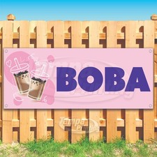 BOBA Advertising Drinks Snack Food Tea Vinyl Banner Flag Sign USA SB10554