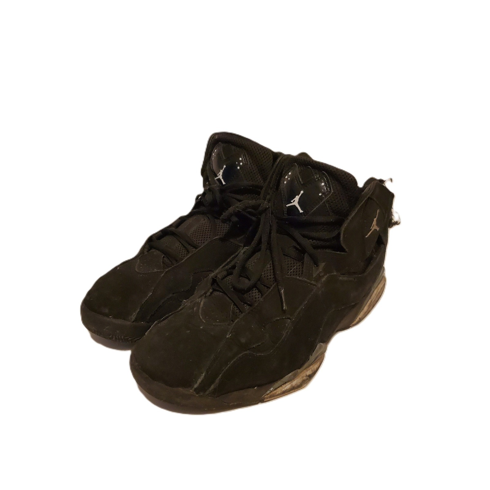 Nike Air Jordan True Flight Hi-Top Black Basketball Shoes 34