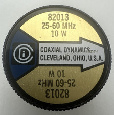 Wattmeter Element Slug 10 Watts 25-60 MHz Bird 43 Coaxial Dynamics 82013 10A 