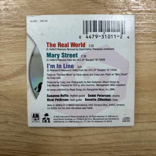 The Bangles - Real World - USA CD3 3" CD Mary Street - I'm in Line - Picture 4 of 11
