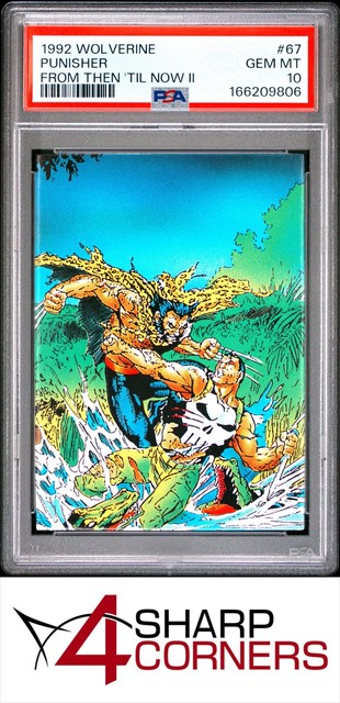 1992 WOLVERINE FROM THEN 'TIL NOW II #67 PUNISHER POP 5 PSA 10