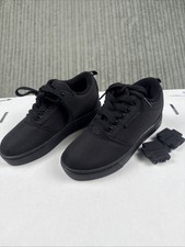 HEELYS PRO 20 Youth Size 1 Black Textile Lace Up Skate Shoes Unisex