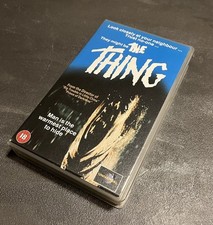 The Thing Classic Horror VHS UK Video Tape Kurt Russell 1982 Tested Ex.Condition