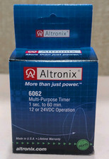 Altronix 6062 Multi-Purpose Timer 1 Sec-60 Min, 12/24 VDC, Electronics