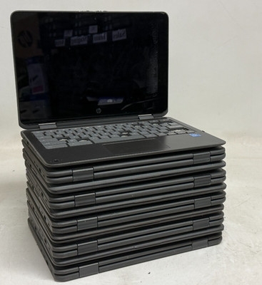 HP Chromebook x360 11 G1 2in1 11.6'' (N3350 - 4GB RAM - 32GB Storage) - Lot of 10