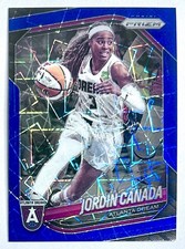 2025 Prizm Jordin Canada Blue Velocity Prizm Refractor SP 120 Atlanta Dream WNBA