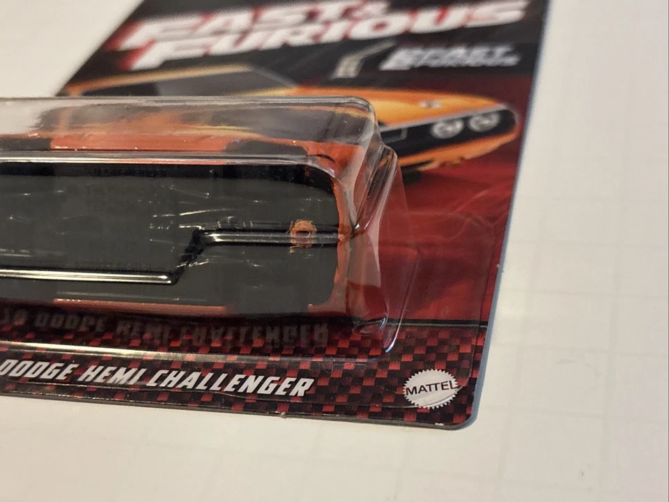 Hot Wheels Fast & Furious 1970 Dodge Hemi Challenger No 2/10 New Unopened - Image 4 of 4