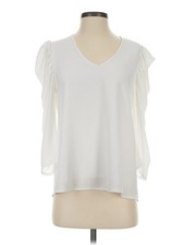 VICI Women Ivory 3/4 Sleeve Blouse S