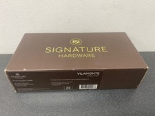 Signature Hardware 446954 Vilamonte Chrome Wall-Mount Pivoting Toilet Paper Hold