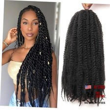 Marley Twist BraidIng Hair, Cuban Twist, 24 In,8 Packs, 24 Inch 8 Packs 1B