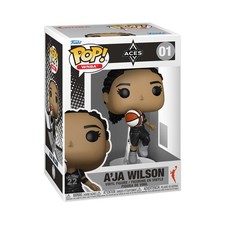 Funko Pop! WNBA: Las Vegas Aces - A'ja Wilson - Standard Size, Multicolor
