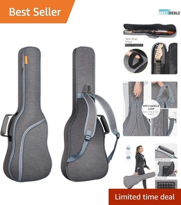 Comfortable Electric Guitar Bag with Dual Adjustable Straps - 41.7 x 15.3 Inch