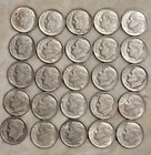 ROLL 50 ROOSEVELT DIMES 90% SILVER  ASST. YEARS