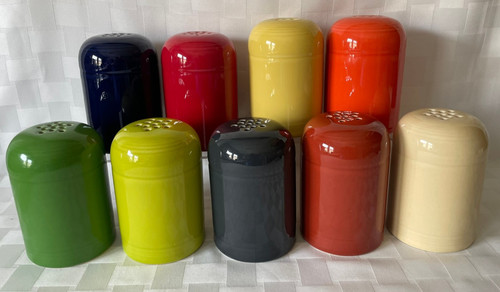 Fiesta Cheese / Sugar / Spice Shaker Retired Item Colors Art Deco - Choose Color