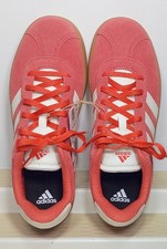 Adidas Women's VL Court 3.0 sneaker in the Preloved Scarlet Bright White SZ 7