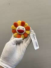 NWT Authentic Takashi Murakami Flower Plush Pin Pink