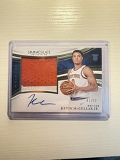 2024-25 Panini Immaculate Premium Patch Auto /50 RC Kevin McCullar Jr. Knicks