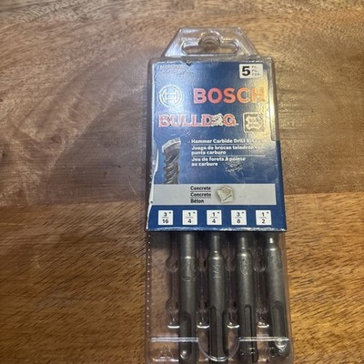 Bosch HCK005 5-Piece Hammer Carbide Drill Bit Set SDS Plus