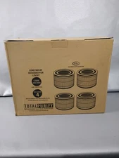 HSIAMEN Replacement Air Purifier Filter For LEVOIT Core  - 4 Pack Check Photos 