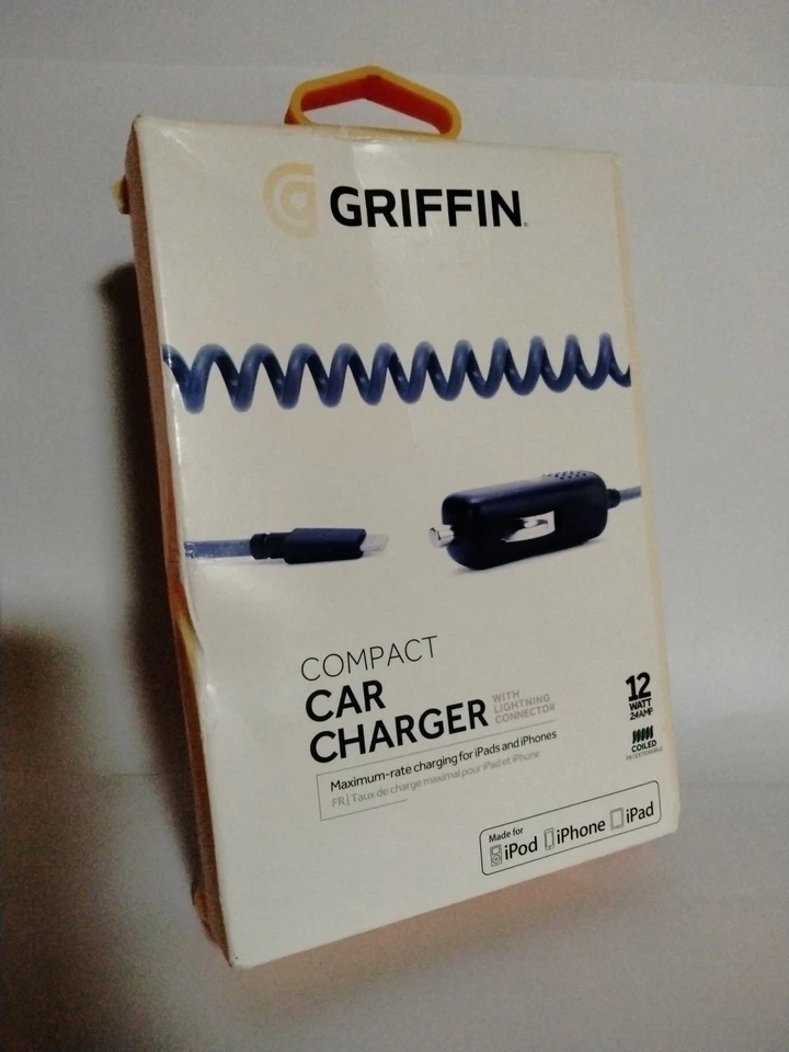 Authentic Griffin Coil 12W Car Charger For iPhone/iPad/iPod - Image 4 of 4
