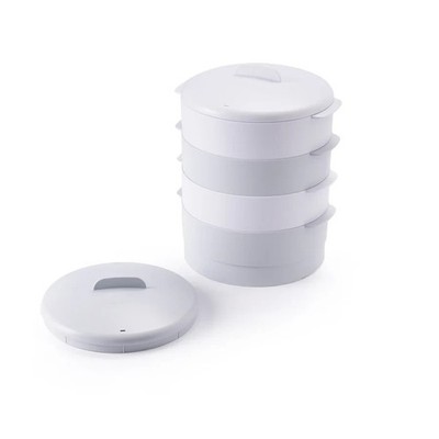 Tupperware Steam-It 4-lagiges Dampfgarer-Set mit 2 Abdeckungen mehrstufiges...