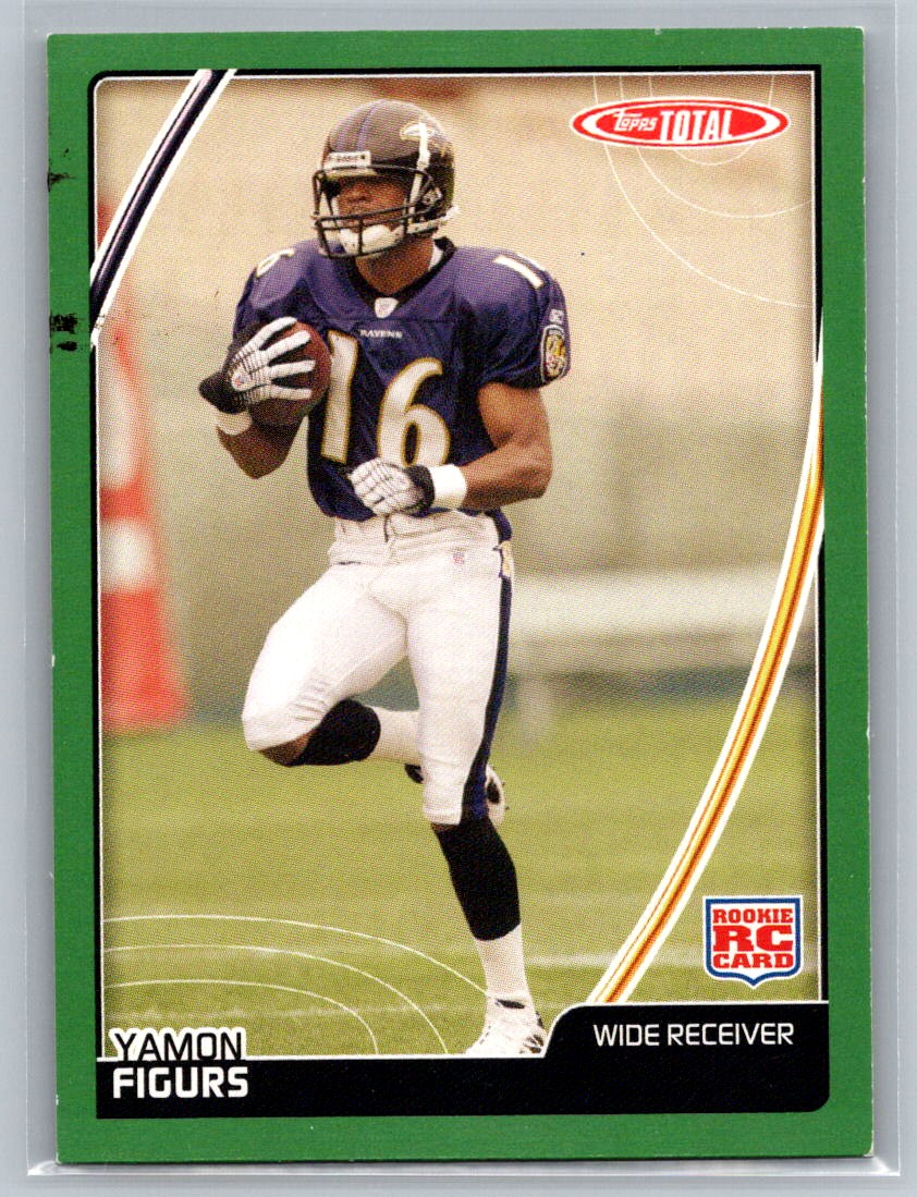Yamon Figurs 2007 Topps Total Baltimore Ravens #494 RC