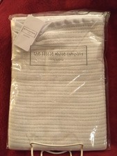  NWT The Little White Company London 100 Cotton Weave Blanket WHITE C Details