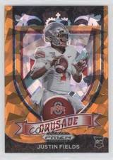 2021 Panini Prizm Draft Picks Crusade Orange Ice Prizm Justin Fields #163 00jz