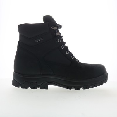 Dunham 8000 Works WP 6-Inch Plain Toe Boot Mens Black Work & Safety Boots