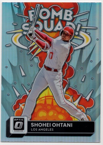 Shohei Ohtani, Bomb Squad-Holo #BS-3 - 2022 Panini Donruss Optic