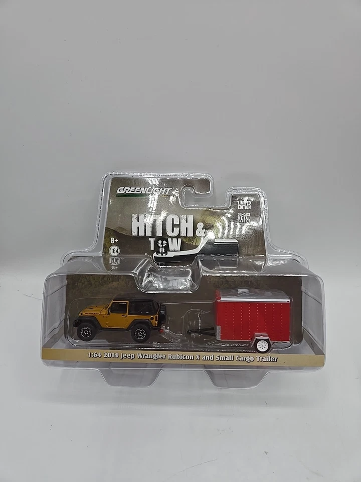2014 Greenlight Hitch & Tow Series #1 Jeep Rubicon & Trailer/Impala W/Airstream - Image 3 of 4