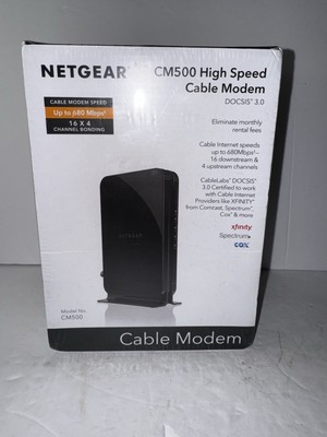 NETGEAR CM500 (CM500100NAS) 680 Mbps - Black