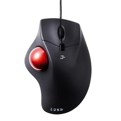 Wired Trackball Mouse Ergonomic Optical Rollerball 40mm Silent