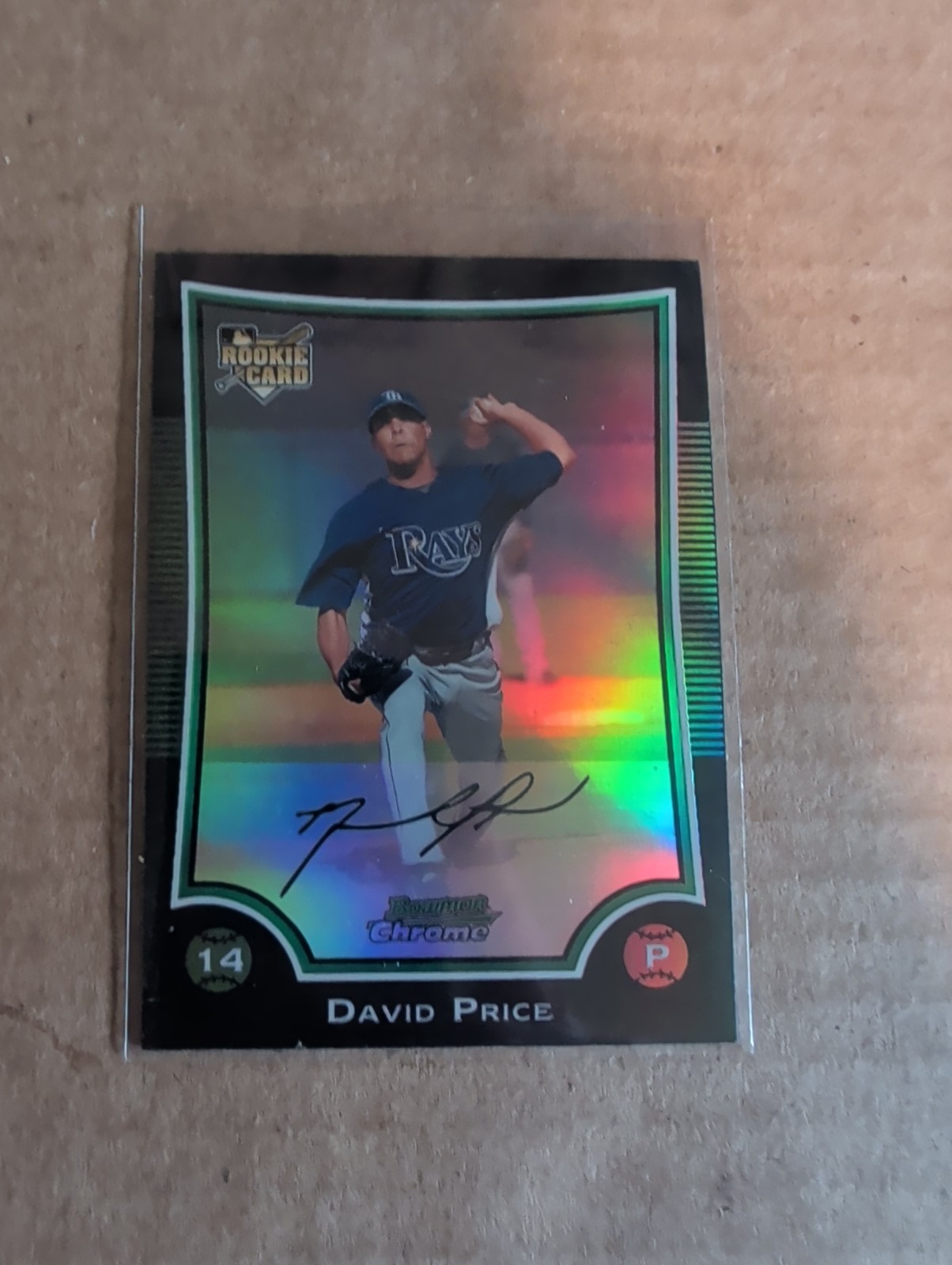 2009 Bowman Chrome Refractor David Price #213 RC Rookie Rays !!!