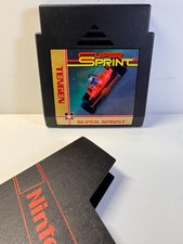 Super Sprint (Nintendo NES, 1989) Authentic. Tested. Sleeve.