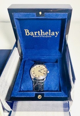 Alexis Barthelay Men's Automatic Wristwatch. Swiss Made. Leather
