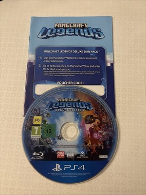 Minecraft Legends Deluxe Edition PS4 PAL - Nur Disc & Handbuch