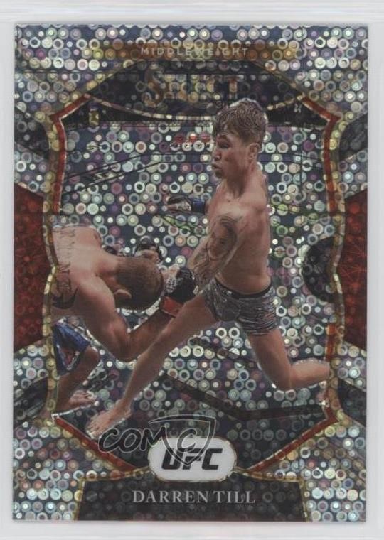 2021 Panini Select UFC Concourse Disco Prizm Darren Till #90 6q5