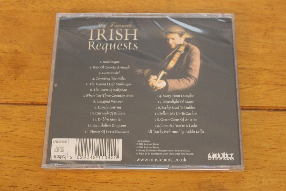 Paddy Kelly CD My Favourite Irish Requests Celtic Folk Music 2004 Musicbank - Bild 2 von 2