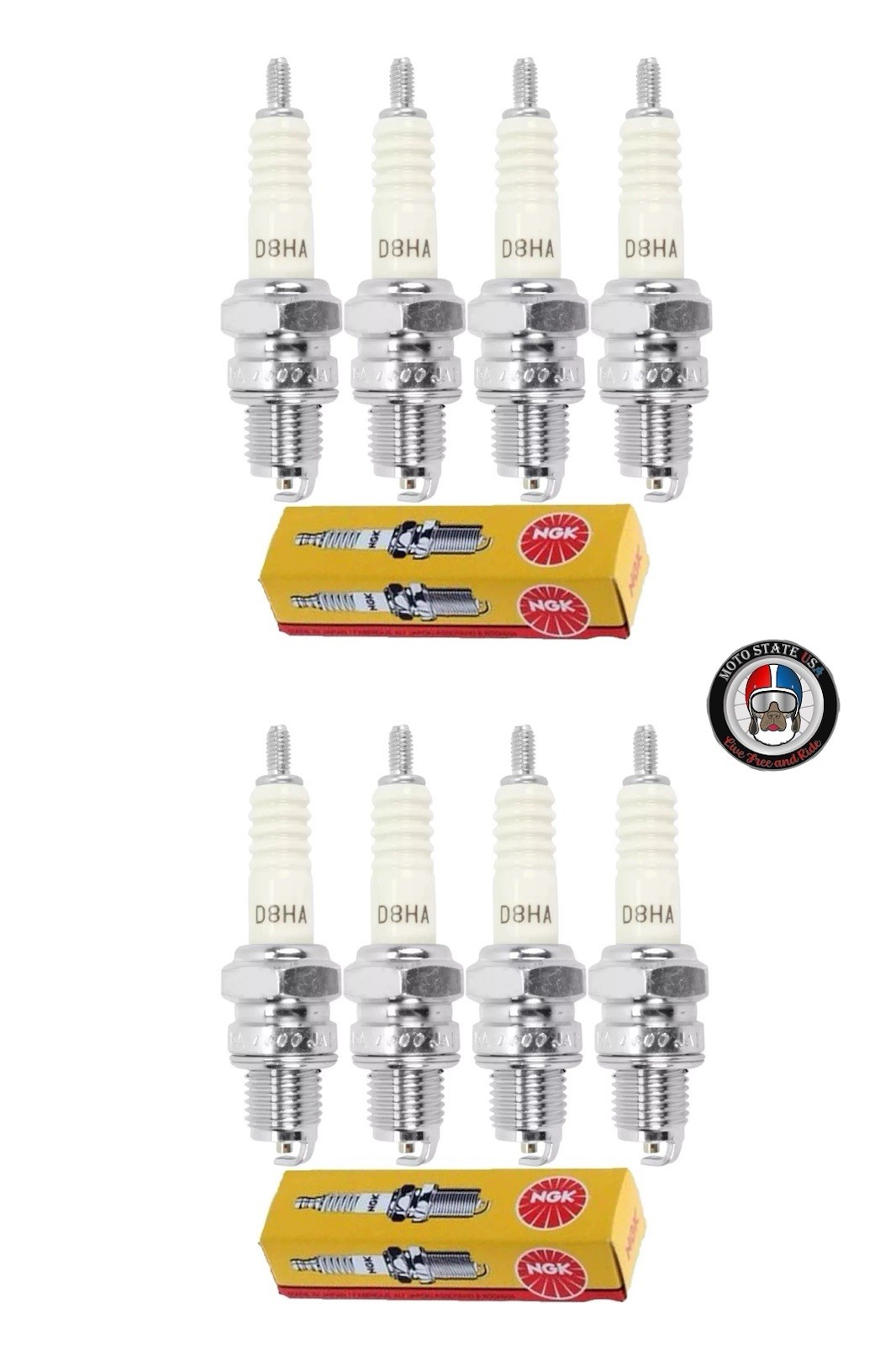 8x NEW NGK SPARK PLUG D8HA For HONDA CA CB CL CM CT S SL 90-305