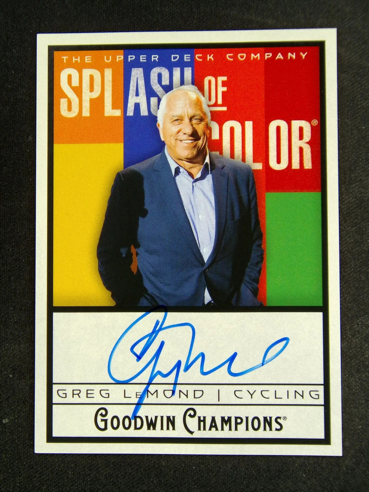 2025 Upper Deck Goodwin Champions Splash of Color Greg LeMond Cycling ...