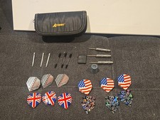 Accudart Dart Set, 12 Flights, Steel Tips With Zipper Case