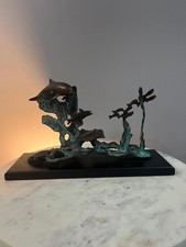 VTG San Pacific International Dolphin Sea Turtle Stingray Fish Sculpture 14